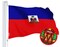 G128 Haiti Haitian Flag | 3x5 Ft | Embroidered 220GSM Spun Polyester - Embroidered Stars, Sewn Stripes, Brass Grommets, Indoor/Outdoor, Vibrant Colors, Heavy Duty Spun Polyester